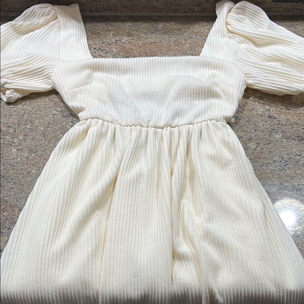 Elegant Cream Kids Dress